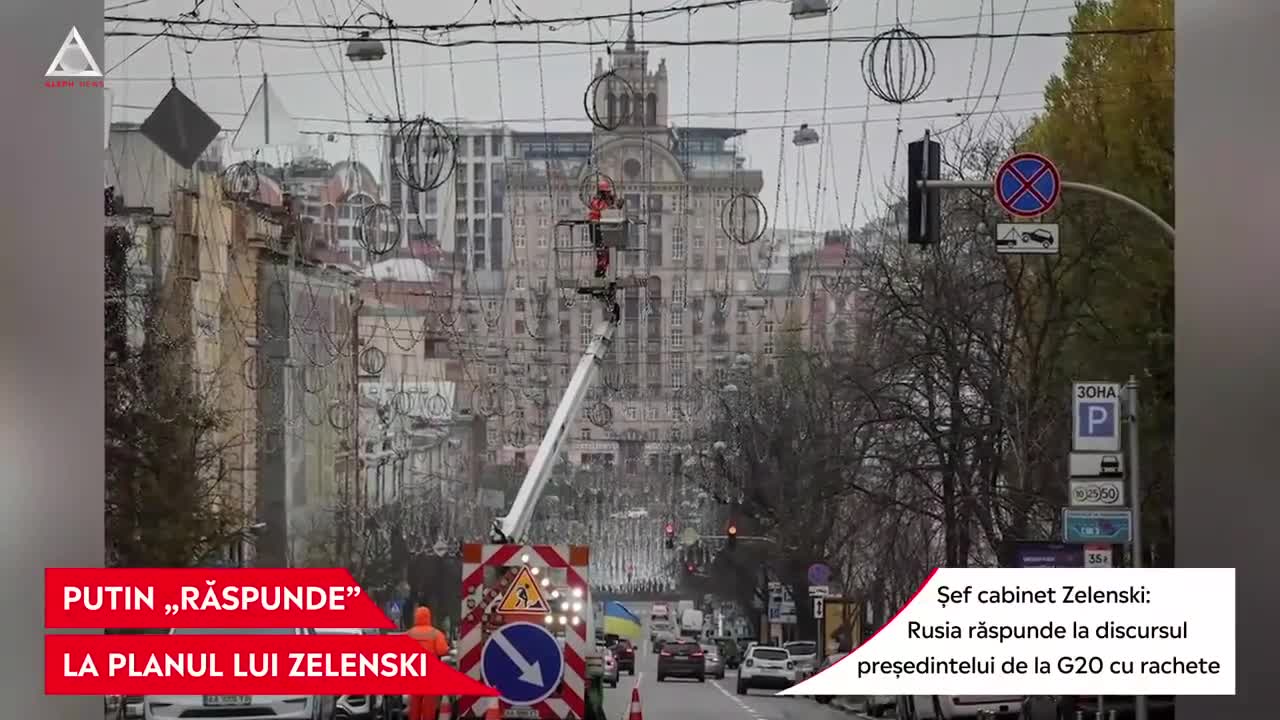 Putin „răspunde” cu rachete la discursul lui Zelenski
