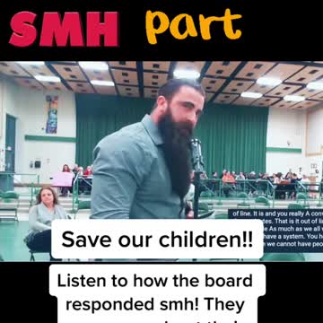 Parent stands up for Children.