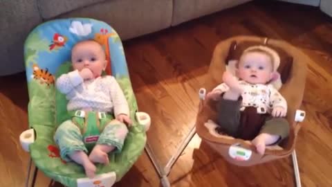 Funny baby video😂😂