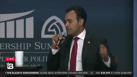 Vivek Ramaswamy Says The Deep State Won't Let Biden Run Against Him