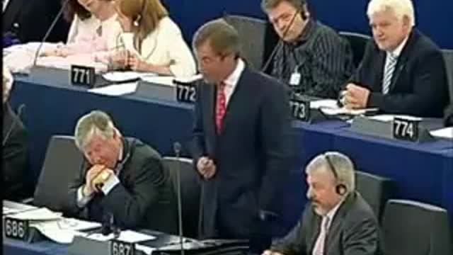 Nigel Farage - Another hard pounding speech