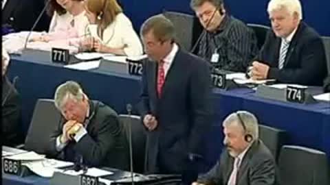 Nigel Farage - Another hard pounding speech