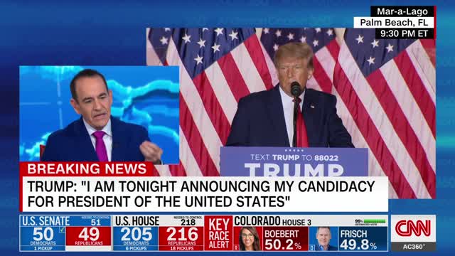 Watch Donald Trump announce his 2024 candidacy