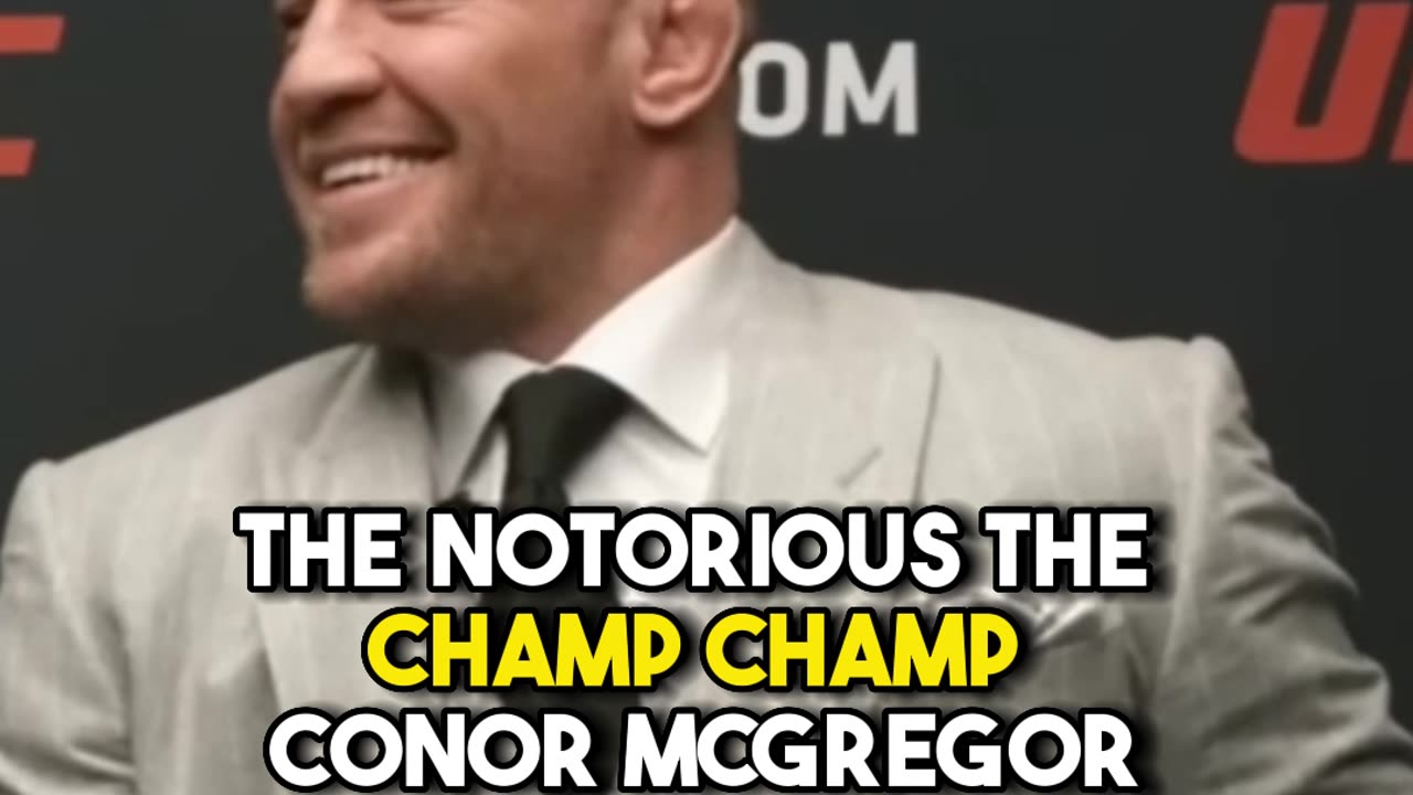 Conor McGregor Cracks Up #shorts