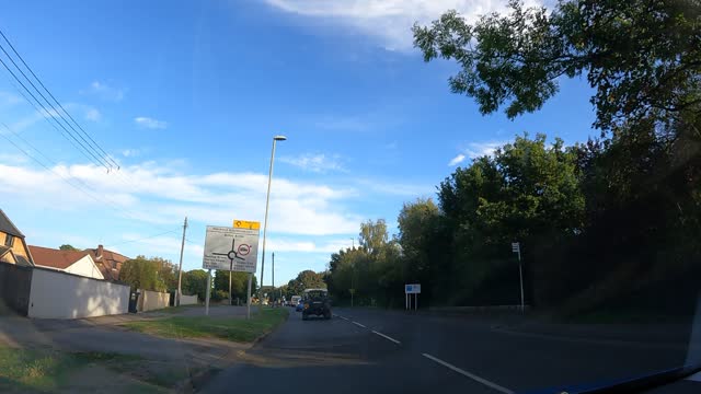Driving to Silverlake auto parts in Botley speedlapse GoPro 11th Oct 2022