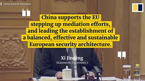 Russia-Ukraine war discussed in Chinese and EU leaders’ meeting amid rising tensions