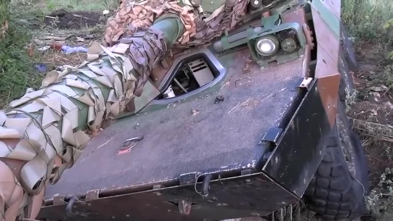 One of the French AmX-10s abandoned by the AFU in Zaporizhzhia region.