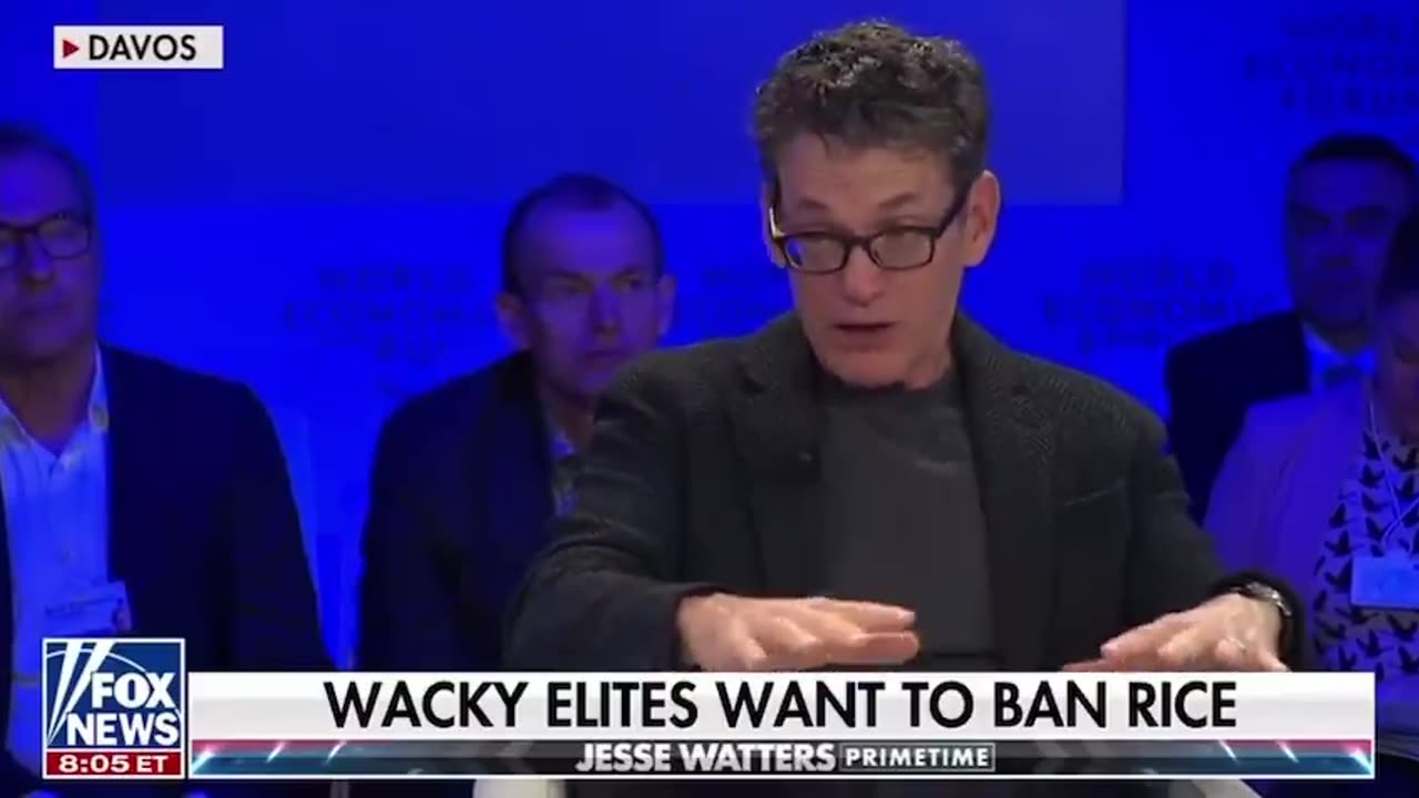 Here's a Davos Cultist Planting the Seeds to Eliminate Rice