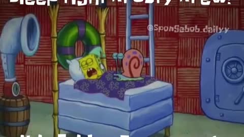 Goodnight SpongeBob school ends for me this Friday