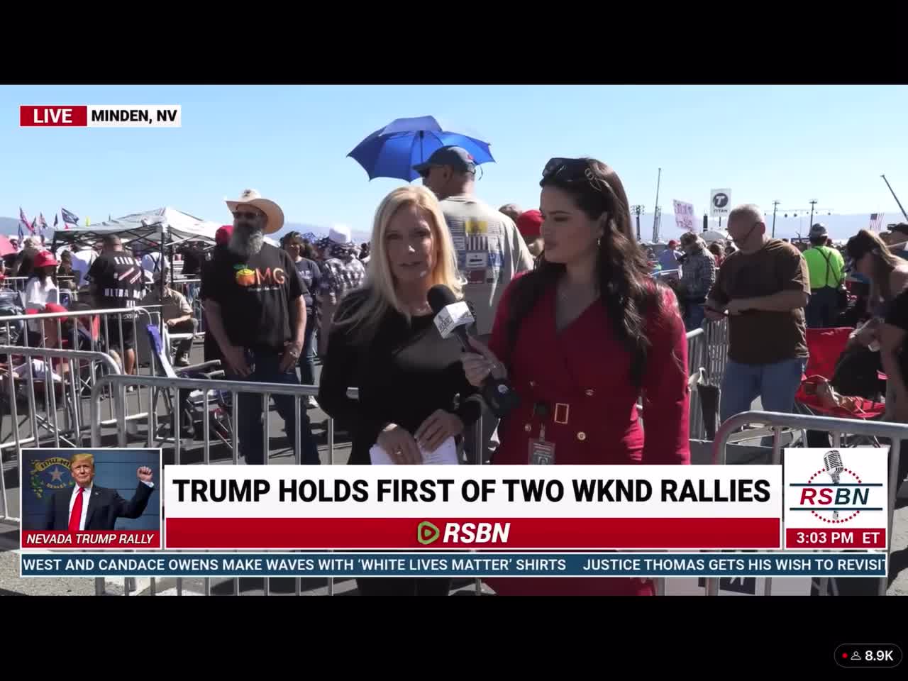 10/8/22 President Donald Trump Save America rally Minden NV ways to watch in description below 👇
