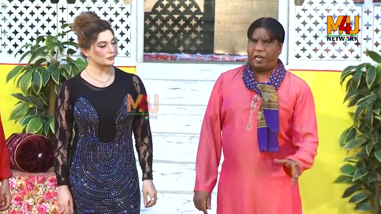 Iftikhar Thakur and Khushboo with Amanat Chan | Stage Drama Talli Ho Gaya | Stage Comedy Clip 2022