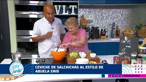 Receta- Ceviche de salchichas