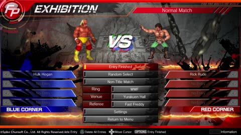 MATCH 136 HULK HOGAN VS RICK RUDE WITH COMMENTARY