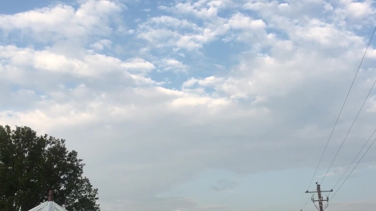 Strange cloud rainbow