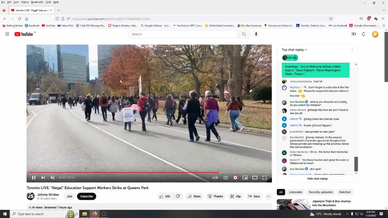 Union protests versus Freedom protests