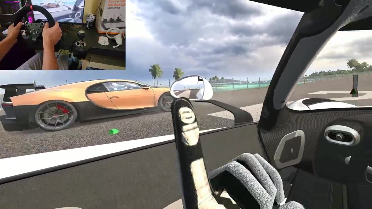 Koenigsegg Jesko Vs Bugatti Chiron Street Race on Union Island! - Assetto Corsa PXN V10 + VR