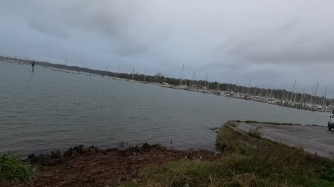 top of a river. Swanwick