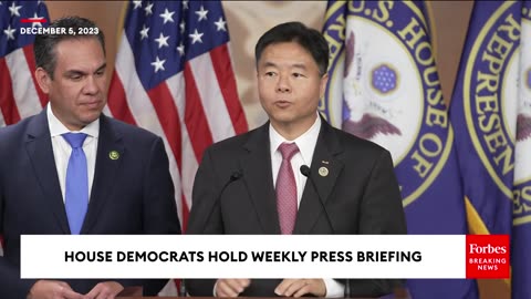 BREAKING NEWS- House Democrats Clap Back At GOP's Biden Impeachment Inquiry During Press Briefing