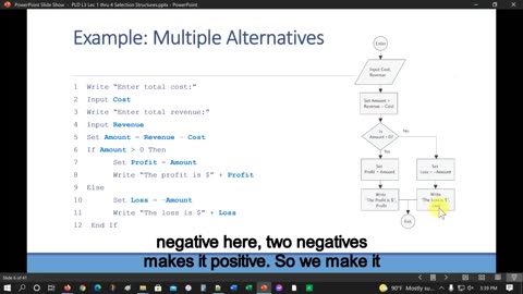 PLD L3 Lec 1 Selection Structures