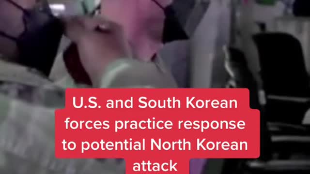 U.S. and South Korean forces practice response to potential North Korean attack