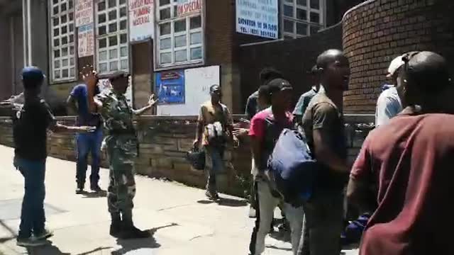 MKMVA Protestors clash with the Police