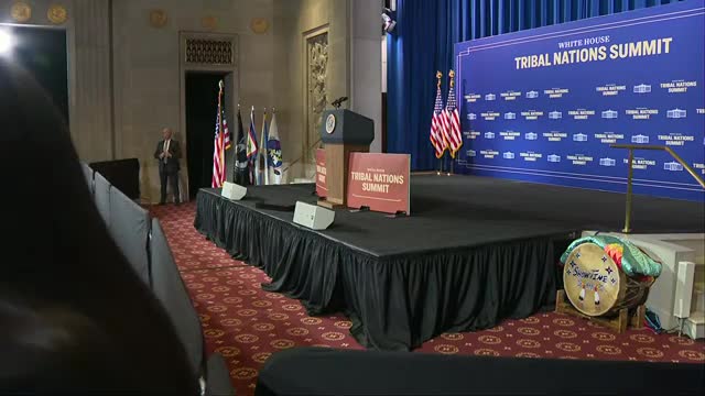 Biden delivers remarks at the White House Tribal Nations Summit