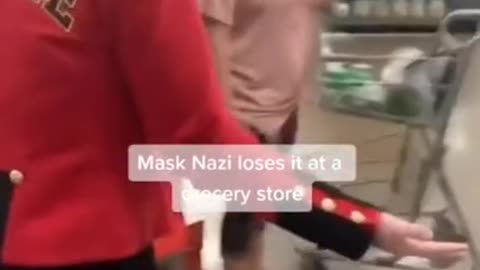 Karen Goes Ballistic Over Masks in Grocery Store in Insane Video