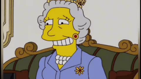 Simpsons predictions on queen Elizabeth