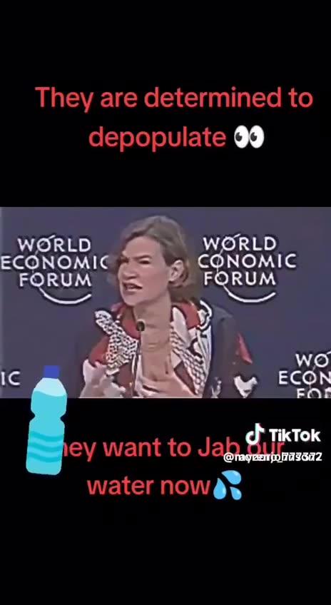 The psychopathic vermin at the WEF are plotting to poison the worlds population