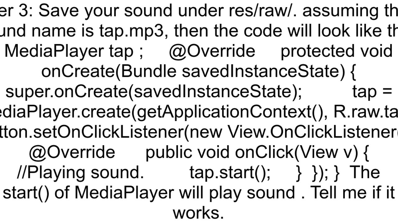 Android how to make keyclick sound