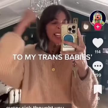 Trans Activist Pounding Her Head With Her Fist