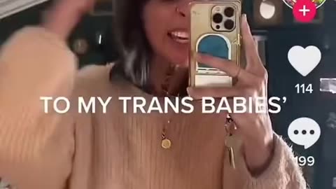 Trans Activist Pounding Her Head With Her Fist