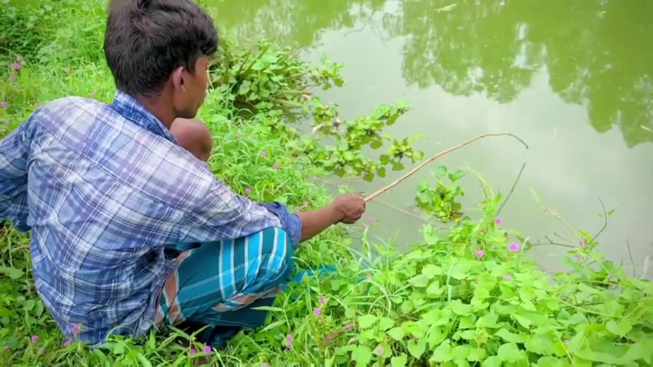 Best Amazing Fishing Video 2024 ~ Fishing With Hook ~ Traditional Hook Fishing ~ Рыбалка Видео