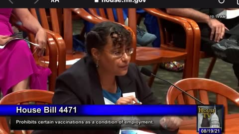 Dr Christina Parks testimony for Michigan HB4471 on 8 19 21