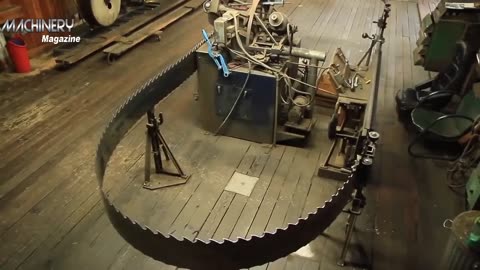 Most Satisfying Video Automatic Bandsaw Blade Sharpener Machines Working