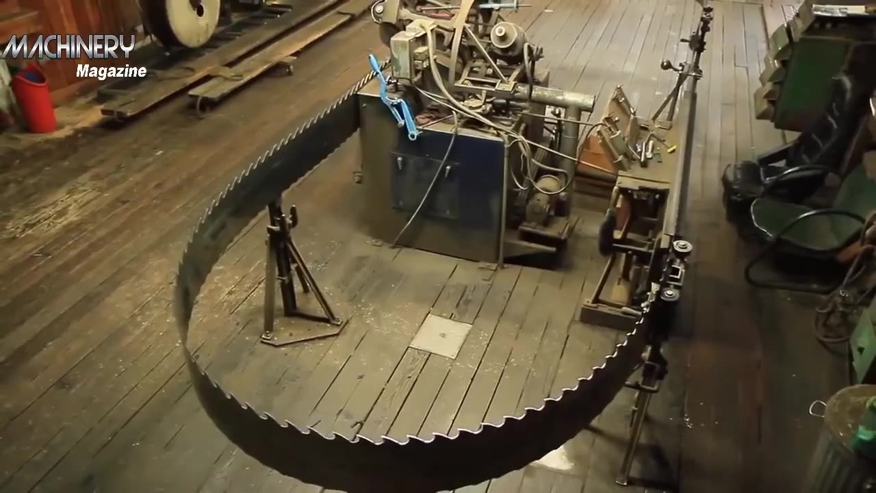 Most Satisfying Video Automatic Bandsaw Blade Sharpener Machines Working