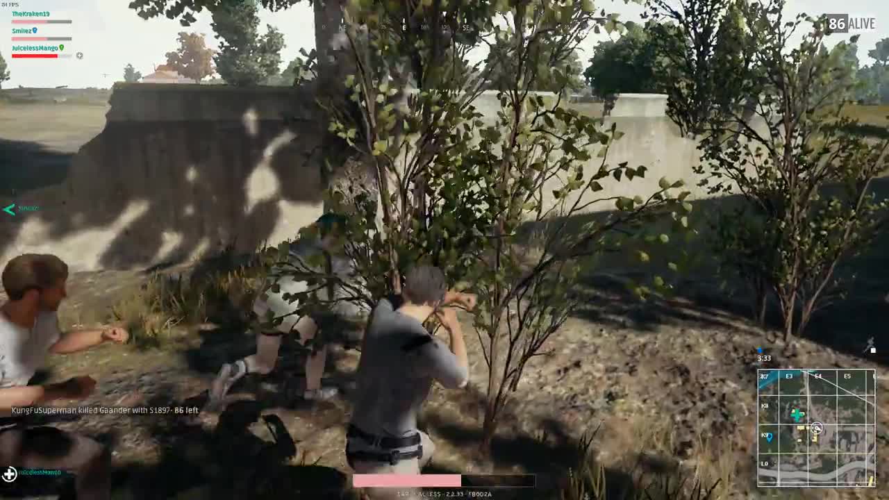 Funny PUBG Team Melee Kill