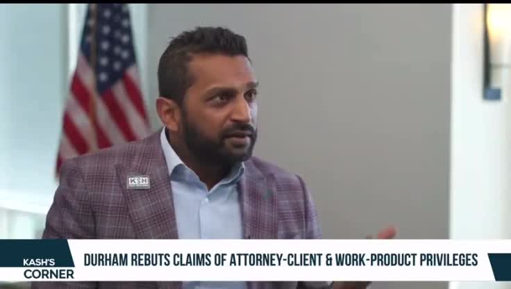 KASH PATEL - John Durham can NUKE all these Scumbags in ONE Sentence