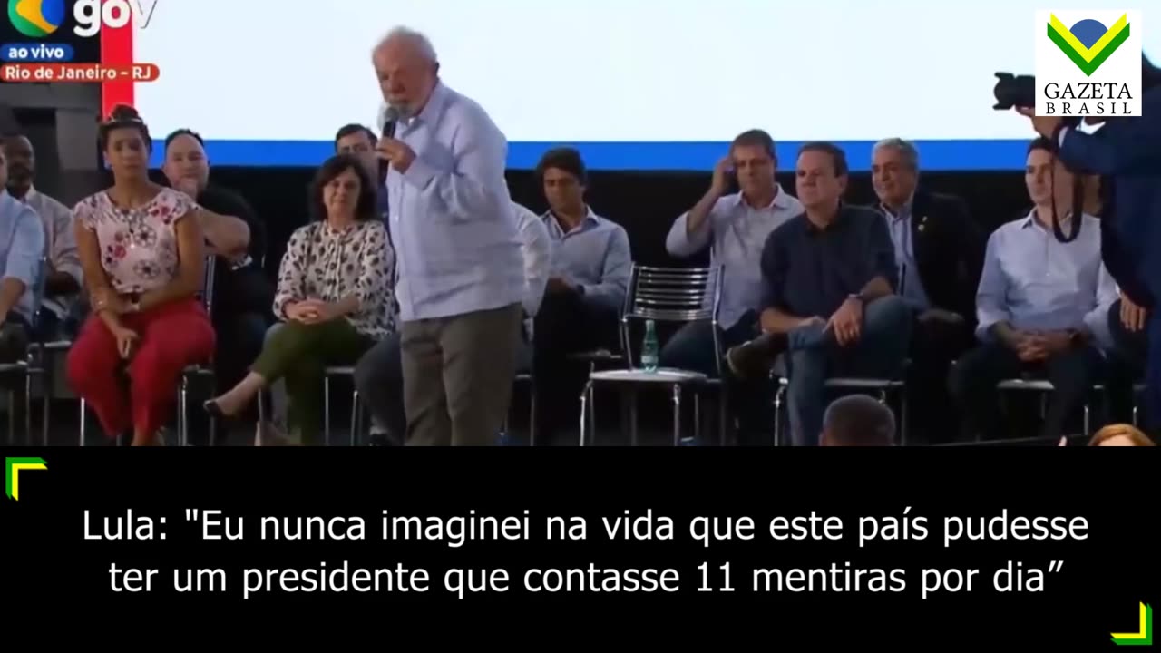 'Nunca imaginei na vida que este país pudesse ter um presidente que contasse 11 mentiras'