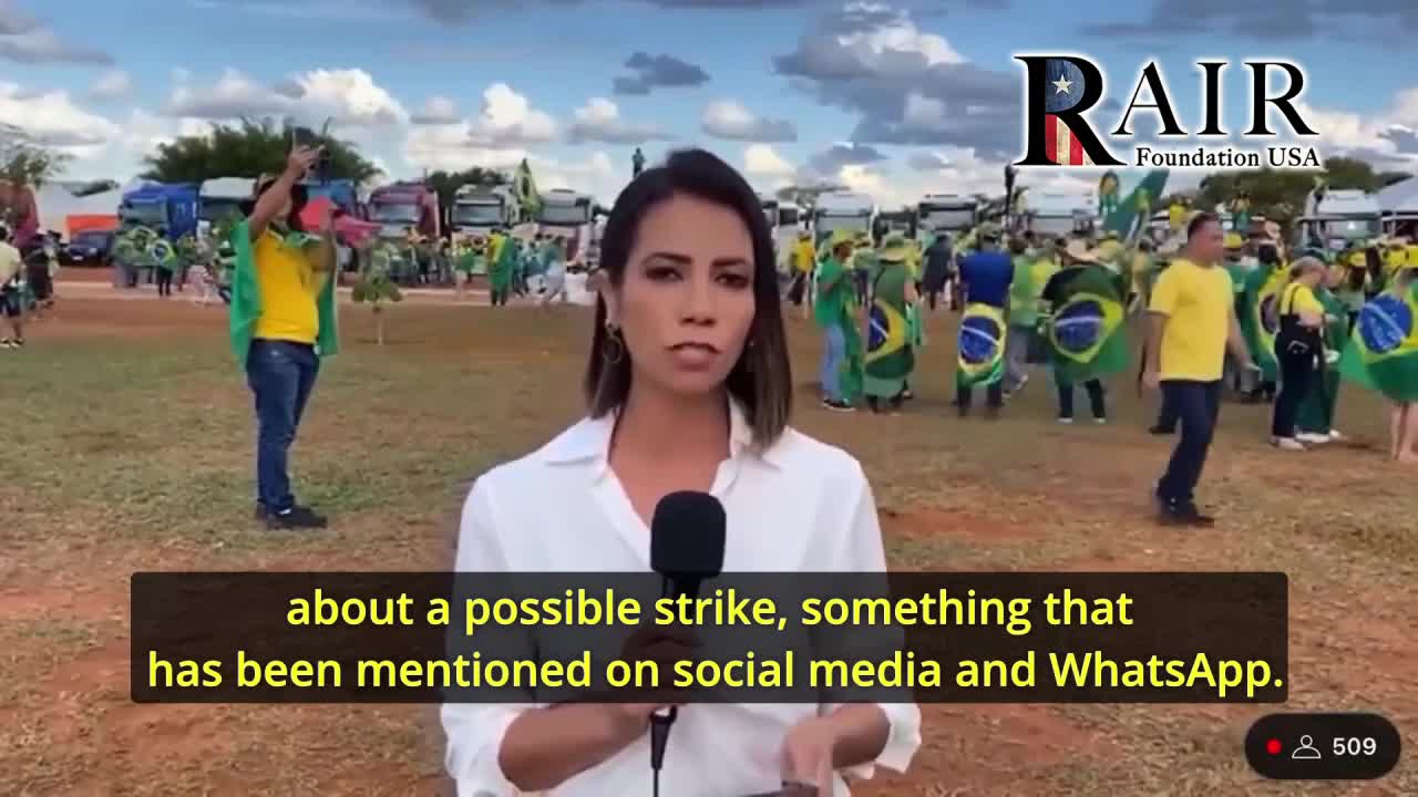 Truckers in Brazil have bank accounts blocked for protesting Voter Fraud