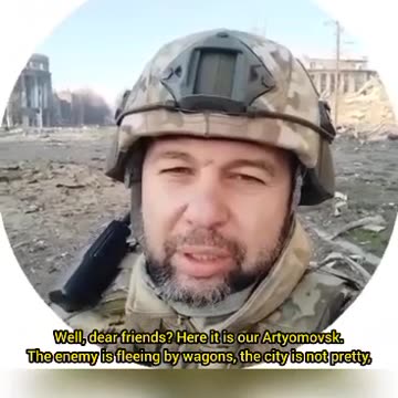 Russian report from the Bakhmut