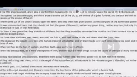 I don’t even read the Bible yet my interpretation of revelation the whole world will adopt
