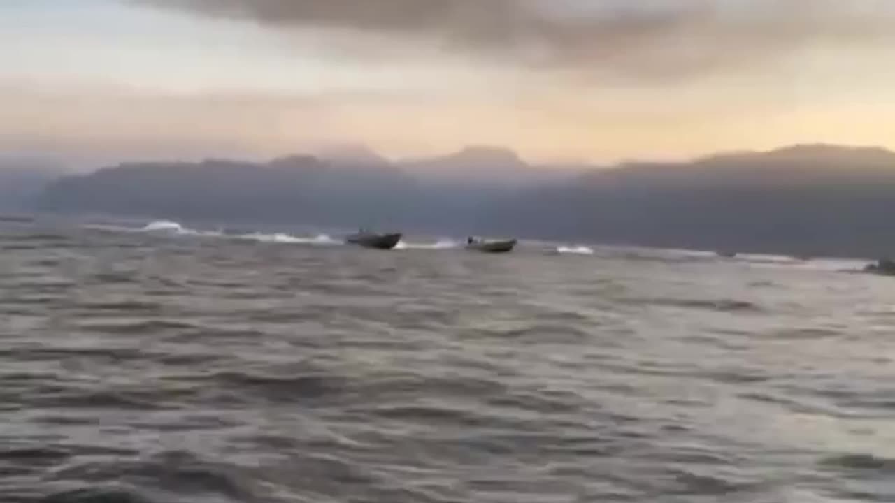 The Yemeni Houthis shared a video of one of the attacks on a sea vessel heading toward Israel.