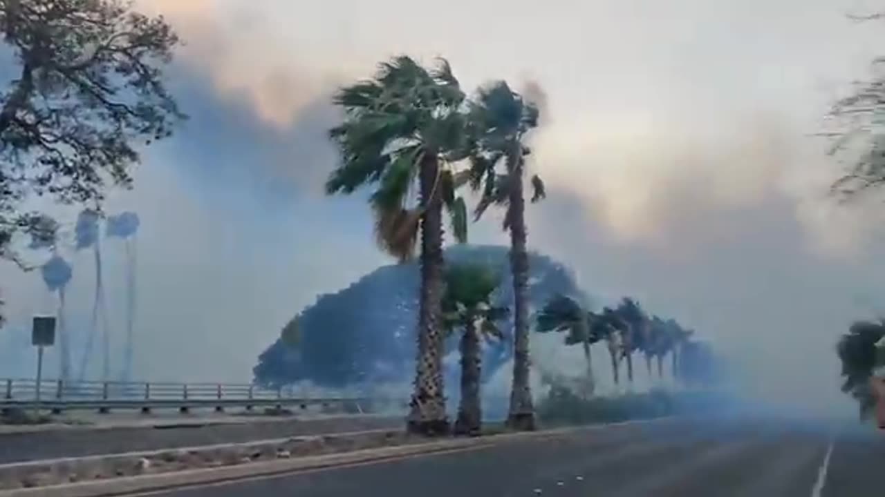 Lahaina fire behind our house - August 8th, 2023