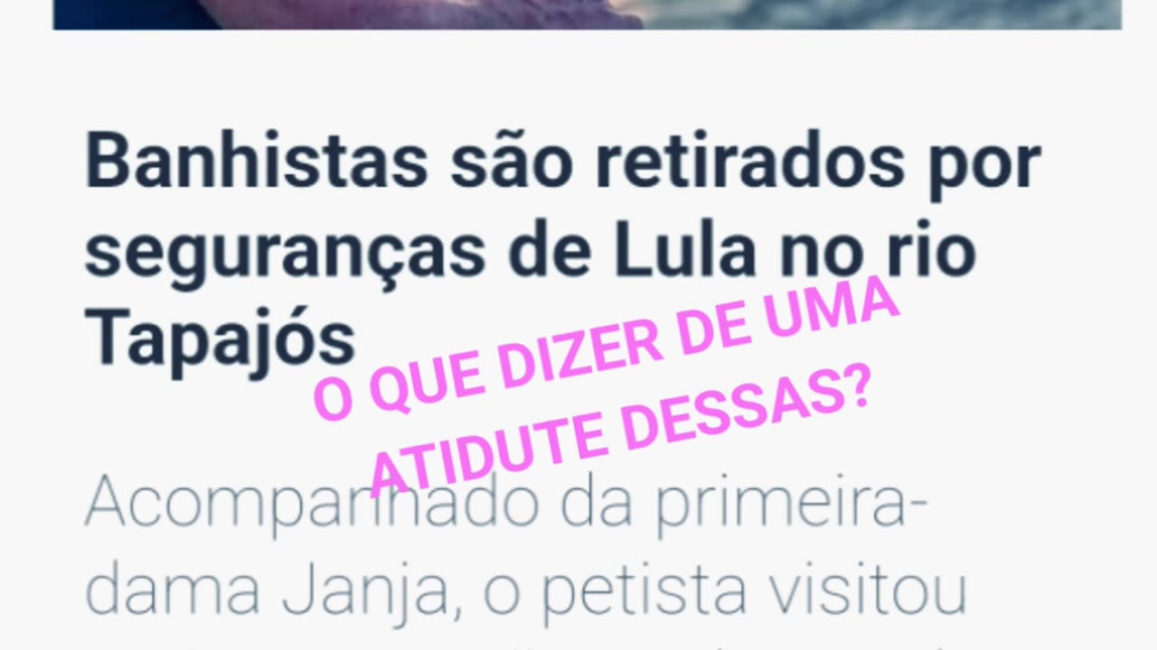 LULA EXPULSA O POVO DA PRAIA 🏖️