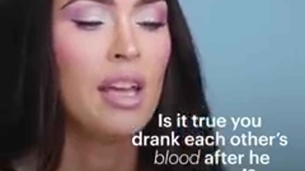 MEGAN FOX ACCETPS DRINKING HUMAN BLOOD