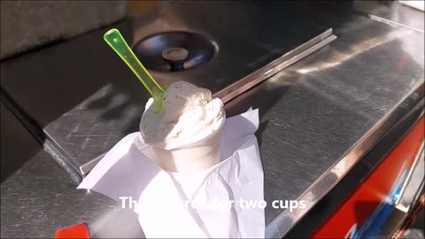 Buying Gelato in the Streets of Catania, Sicily