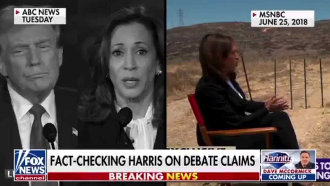 Kamala Harris FACT-CHECKS Kamala Harris.