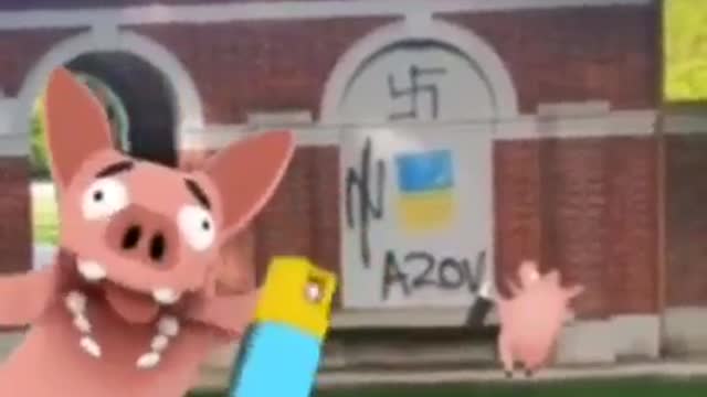 O canal de TV israelense INN fez um desenho fantástico sobre a Ucrânia.