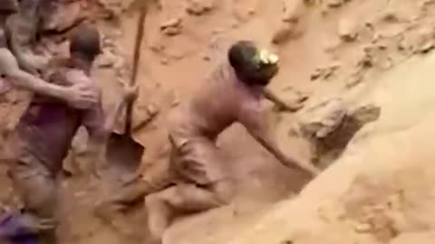 #Watch Miners in Congo Make Dramatic Escape From Collapsed Gold Mine.....................